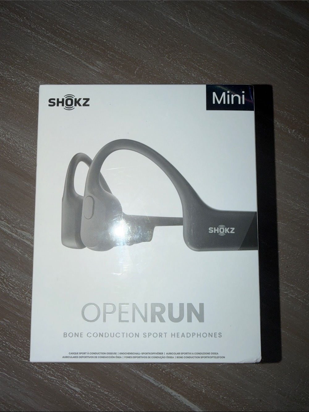 NWT Shokz OpenRun Mini Bone Conduction Headphones Black